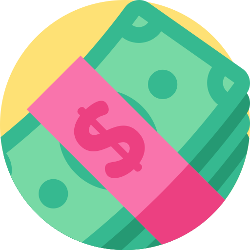 stack of money icons