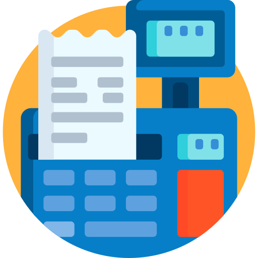 Cash register icon