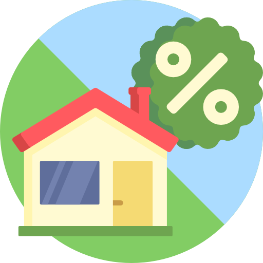 Home percent icon
