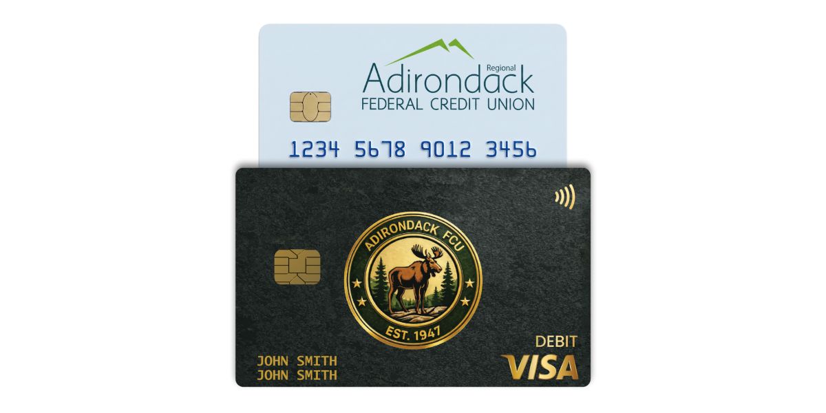 old and new debit card