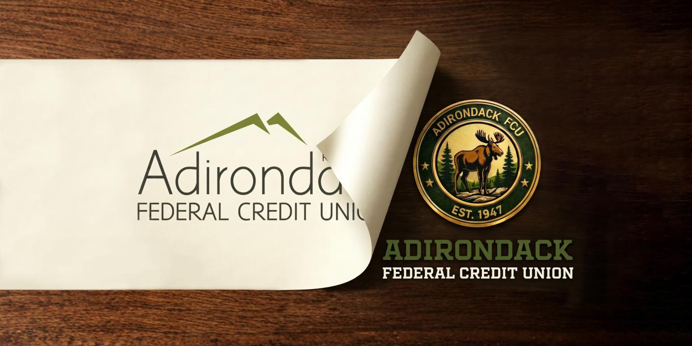 the old ARFCU logo transitioning into the new logo