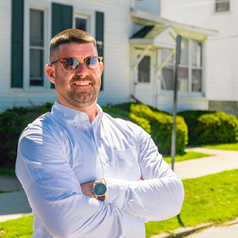 Ryan Earle, Adirondack Regional Federal Credit Union member and local Plattsburgh real estate business owner